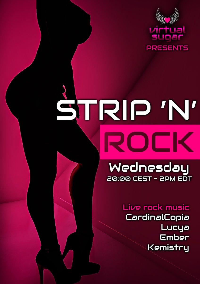 Virtual.Sugar on Twitter "It's Wednesday and that means Strip'n'Rock