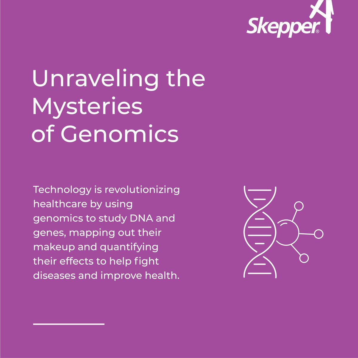 theskepper's tweet photo. Unveiling the power of genomics! 🧬 Dive into the cutting-edge technology that's transforming healthcare. From decoding DNA to battling diseases, genomics is reshaping the future of medicine.

#GenomicsRevolution #HealthcareInnovation #DNAUnraveled https://t.co/Wzya3f3C04