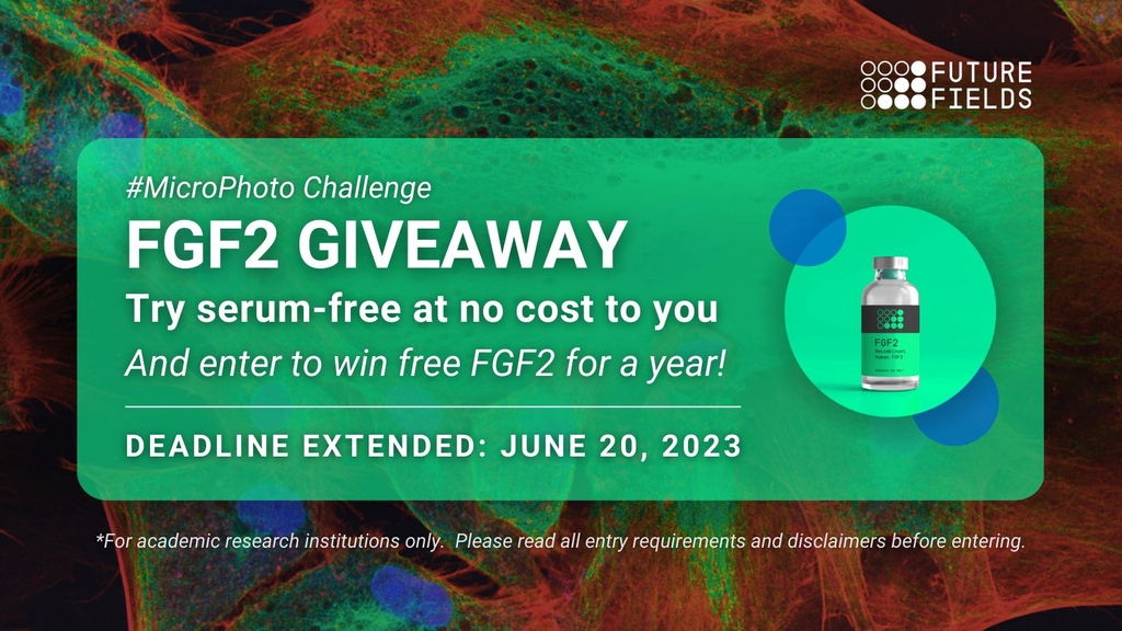 PivotalSci's tweet photo. Take part in @future-fields cell growth #microscopy image challenge and you could win a free year's supply of #FGF2 for your lab!

Find out more 👉️ https://t.co/FhirQVdMow

More about PSL Alliance member Future Fields 👉️ https://t.co/DnLWU1fFB5 https://t.co/eNbotaaQd3