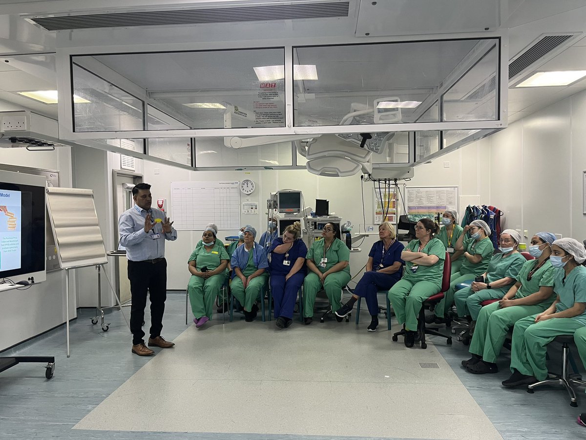 Really excited to have launched our Theatre Efficiency Group #TEG at Princess Alexandra hospital @NHSHarlow #PAHT2030 with amazing engagement from our brilliant theatres staff.  <a href="/RobertJMAyers/">𝗥𝗼𝗯𝗯𝗶𝗲 𝗔𝘆𝗲𝗿𝘀</a>