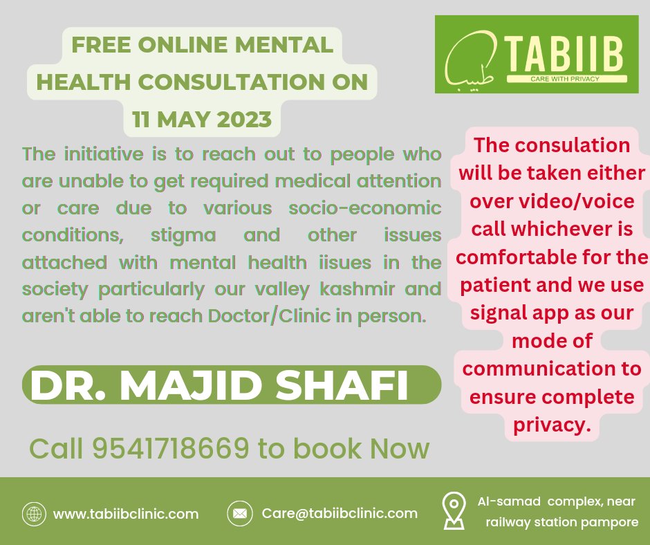 Tabiibcp's tweet photo. The free online consultation is being extended based on patient inputs. https://t.co/jHLfgvFtHs