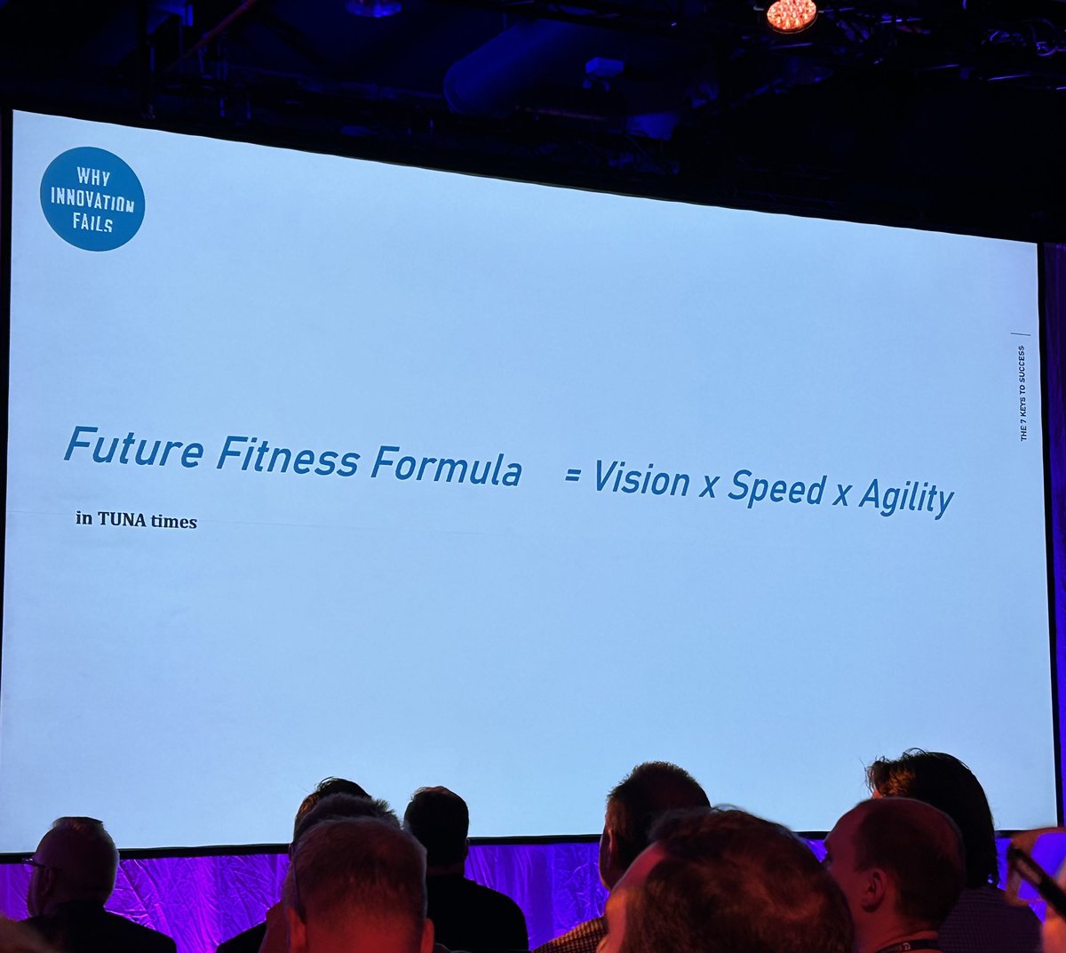 In Turbulent-Uncertain-Novel-Ambiguous (TUNA) times we need some combination of vision, speed, and agility. #ExtremeConnect
