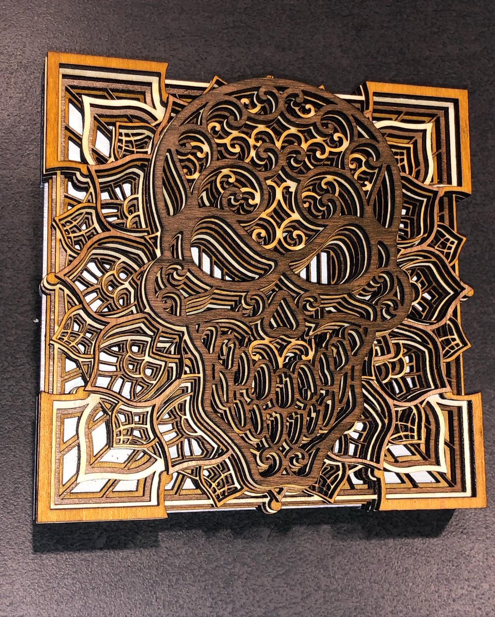 SculpfunTech's tweet photo. Multi-layer mandala is an original, unique, and creative design for your ideas!
Patrick Riegler made his first 3D Mandala! π₯°π€©
#laserart #laserdesign #lasercutting #sculpfunDIY #3Dmandala #lasercutter #diycraft https://t.co/h2hhWDgK1G