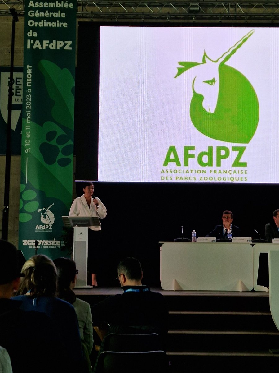 pybureau's tweet photo. Merci @coraliedenoues pour l'accueil au Conseil départemental des @DeuxSevres de l'AG de l'#AFDPZ à #Niort. 101 #zoos et #aquariums qui ont accueilli en 2022 plus de 24 millions de visiteurs, dans un objectif de reconnexion à la nature, d'éducation des publics et de conservation. https://t.co/441WVpHpja