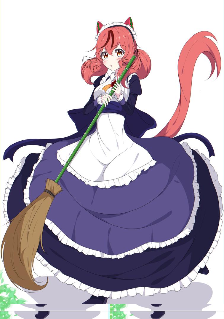 アグネスタキオン(ウマ娘) ,マンハッタンカフェ(ウマ娘) 「#メイドの日」|海野うつぼ@1日目西ほ28bのイラスト