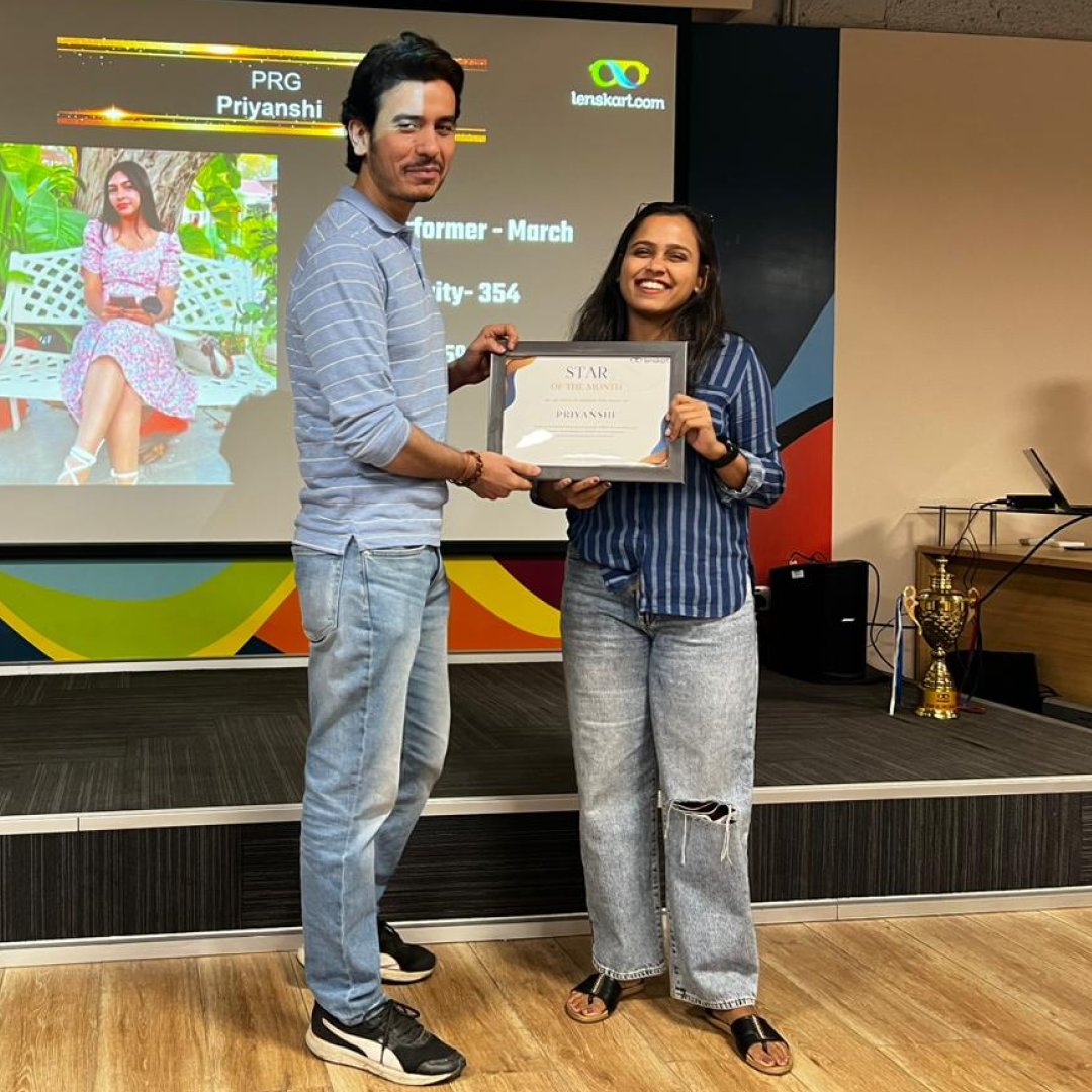 Lenskart_com's tweet photo. Our #CustomerHappiness Team's recent R&R event was focused on celebrating employee milestones.
Congratulations to all the winners 🎉
Let's continue our journey of #DoMoreBeMore with the same gusto!
#Lenskart #LensTribe #LifeAtLenskart #LenskartCareers #TeamObsession #kudos https://t.co/uYUmA57oy1