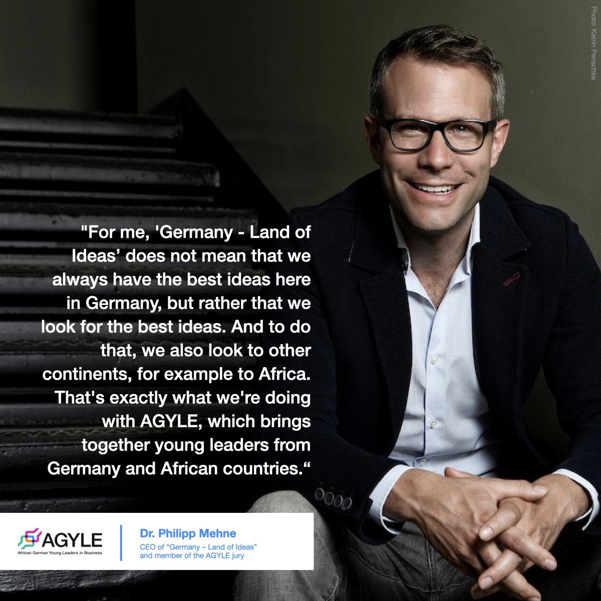 Land_of_Ideas's tweet photo. 40 young leaders from Africa & Germany will form the new class of #AGYLE. As part of the jury this year, our CEO Dr Philipp Mehne will take part in the decision who will be accepted for the leadership programme: https://t.co/XemGYlOgXq @AgenturWirtEnt @giz_gmbh @BMZ_Bund #AGYLE23 https://t.co/xKaM1LDILM