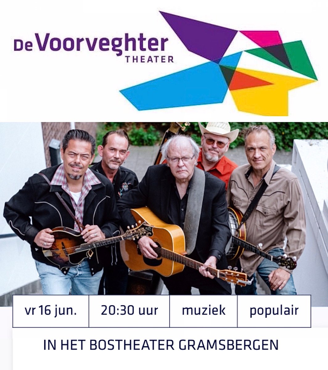 Blue Grass Boogiemen Official (@bgboogiemen) on Twitter photo Binnenkort komen we met onze grote vriend Cor Sanne als Grand Old Country bekende en minder bekende country classics spelen in het Bostheater Gramsbergen, georganiseerd in samenwerking met Theater De Voorveghter. Voor info: gramsbergen.nl. <a href="/DeVoorveghter/">De Voorveghter</a> Binnenkort komen we met onze grote vriend Cor Sanne als Grand Old Country bekende en minder bekende country classics spelen in het Bostheater Gramsbergen, georganiseerd in samenwerking met Theater De Voorveghter. Voor info: gramsbergen.nl. <a href="/DeVoorveghter/">De Voorveghter</a>