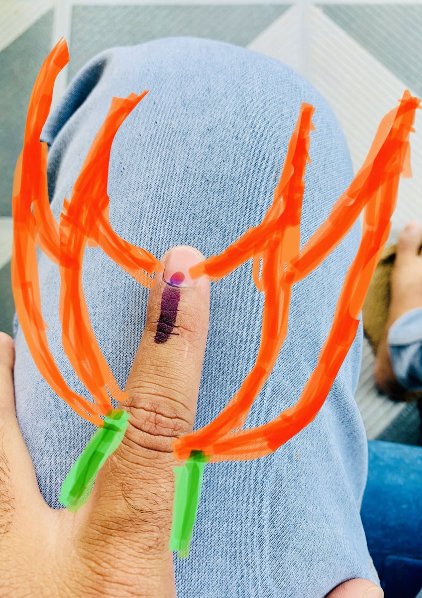 mn_nischith's tweet photo. I have done voting for better future and state ✌️♥️ @BJP4Karnataka @ChanniBjp https://t.co/hlr8TNBhob