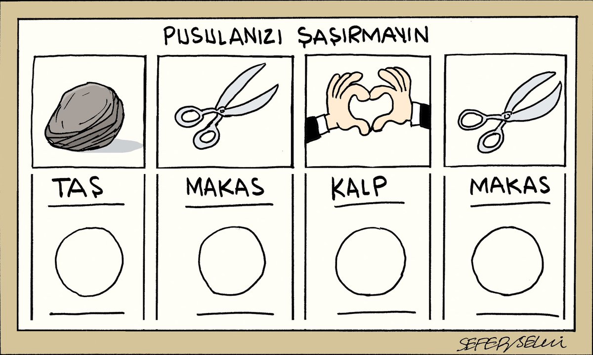 Pusulanızı şaşırmayın…
 #SeferSelvi