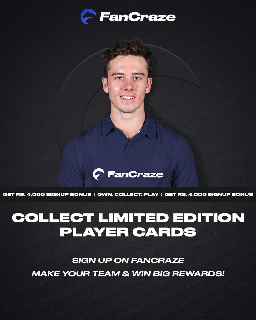 Join the craze and collect official limited -edition player cards of the best players! Play strategy games and win cash rewards when your players perform on the biggest stage. Sign Up Now: fancraze.com #fancraze #BadaGameKhel #collab