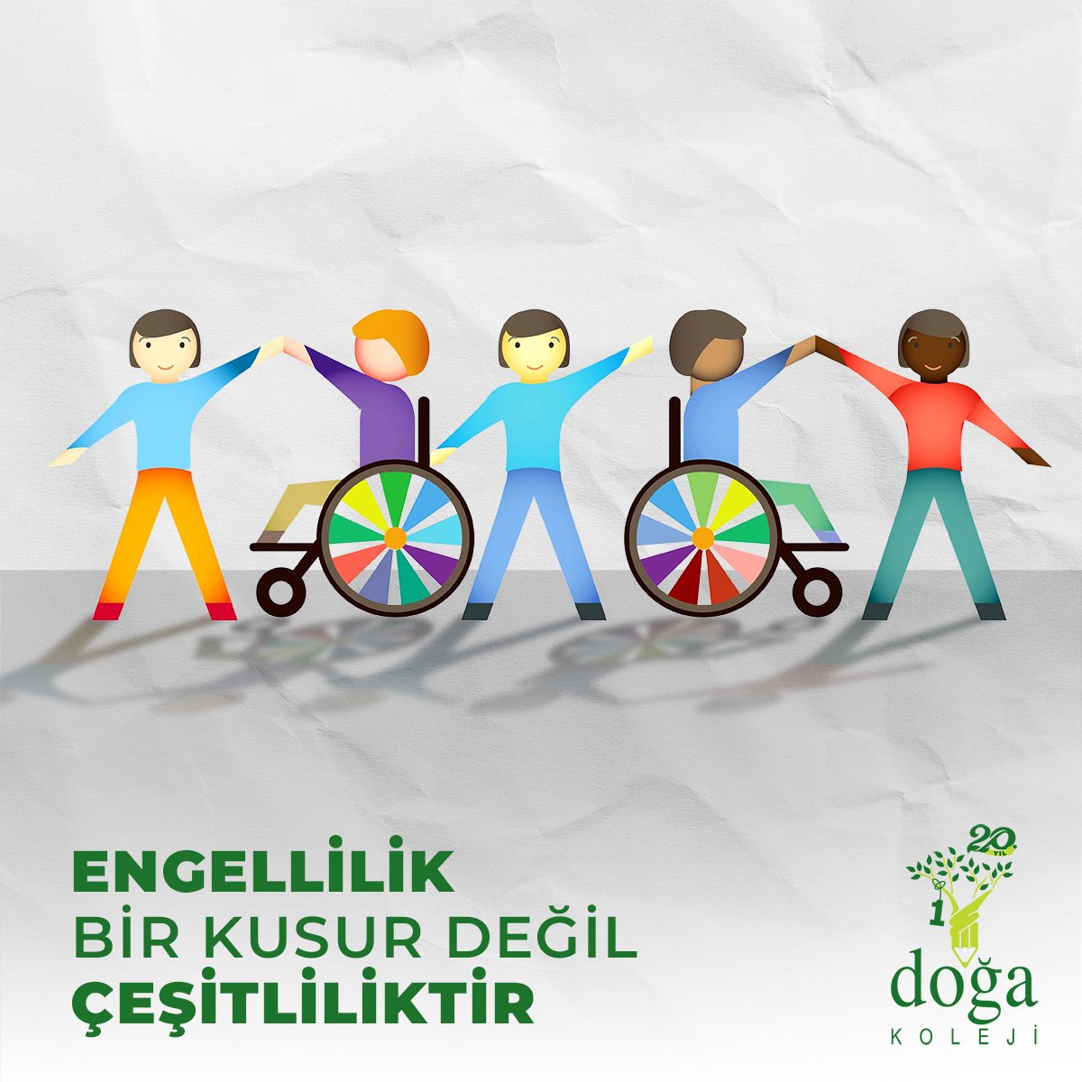 Hayatı paylaşmak için engelimiz yok! #EngellilerHaftası