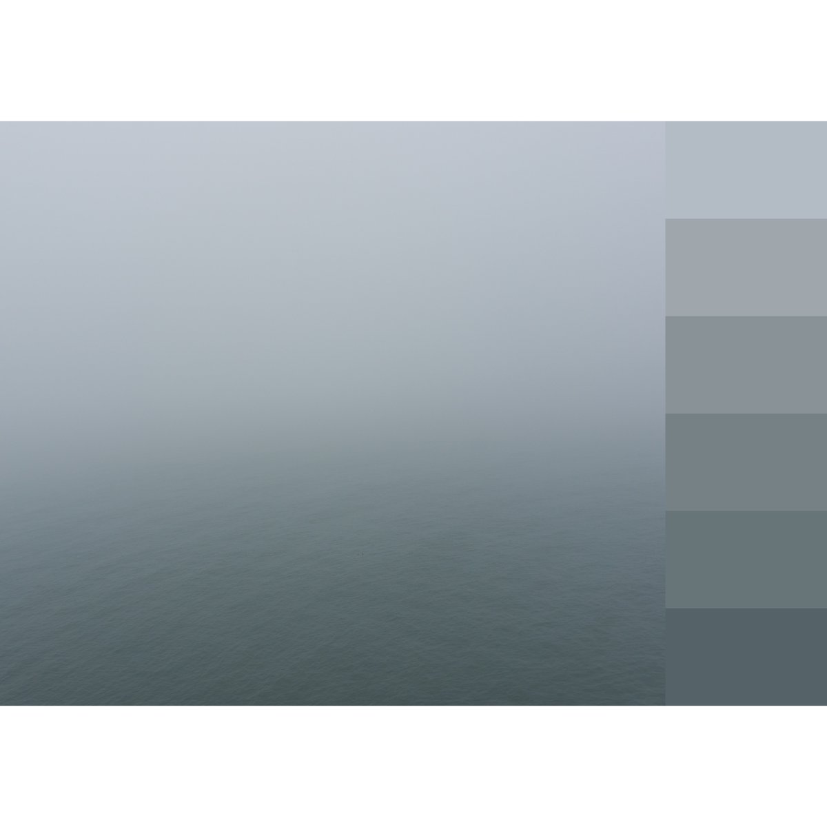 A foggy morning on the cliffs at Ardmore #paletteforwaterford #paletteforireland @WaterfordArt