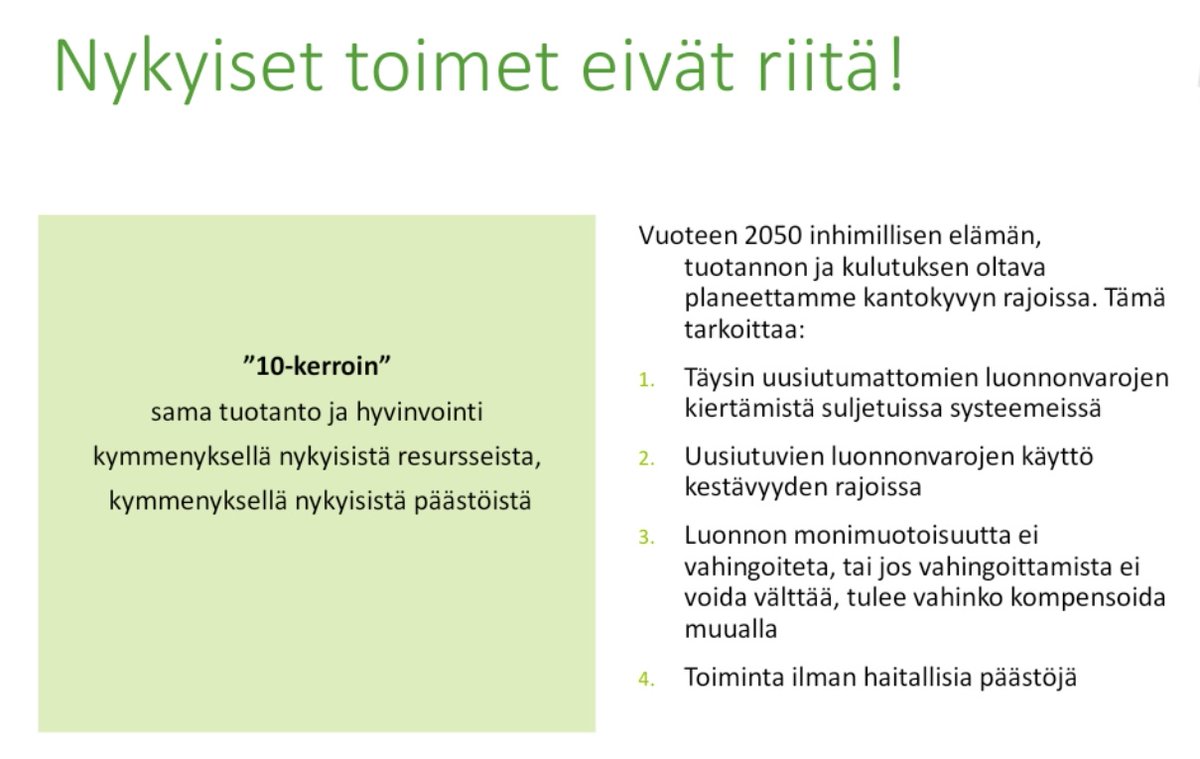 #ilmastonmuutos vaatii selvästi tiukempia toimia mm. kiertotalouden näkökulmasta kertoo <a href="/spietikainen/">Sirpa Pietikäinen🇫🇮🇪🇺</a> 
<a href="/SuomenKIVO/">Suomen Kiertovoima</a>':n seminaarissa