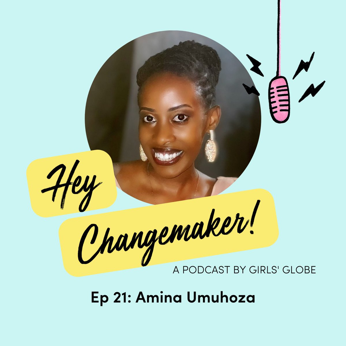 GirlsGlobe's tweet photo. The 👋 Hey Changemaker! Podcast is back with new episodes...
🎙 @aminaumuhoza: a social entrepreneur changing lives of adolescents in Rwanda!
Listen here: https://t.co/EBGcb5t9FG
@dukataze
#heychangemaker #endperiodpoverty #wd2023 https://t.co/wjbAOnK5EE