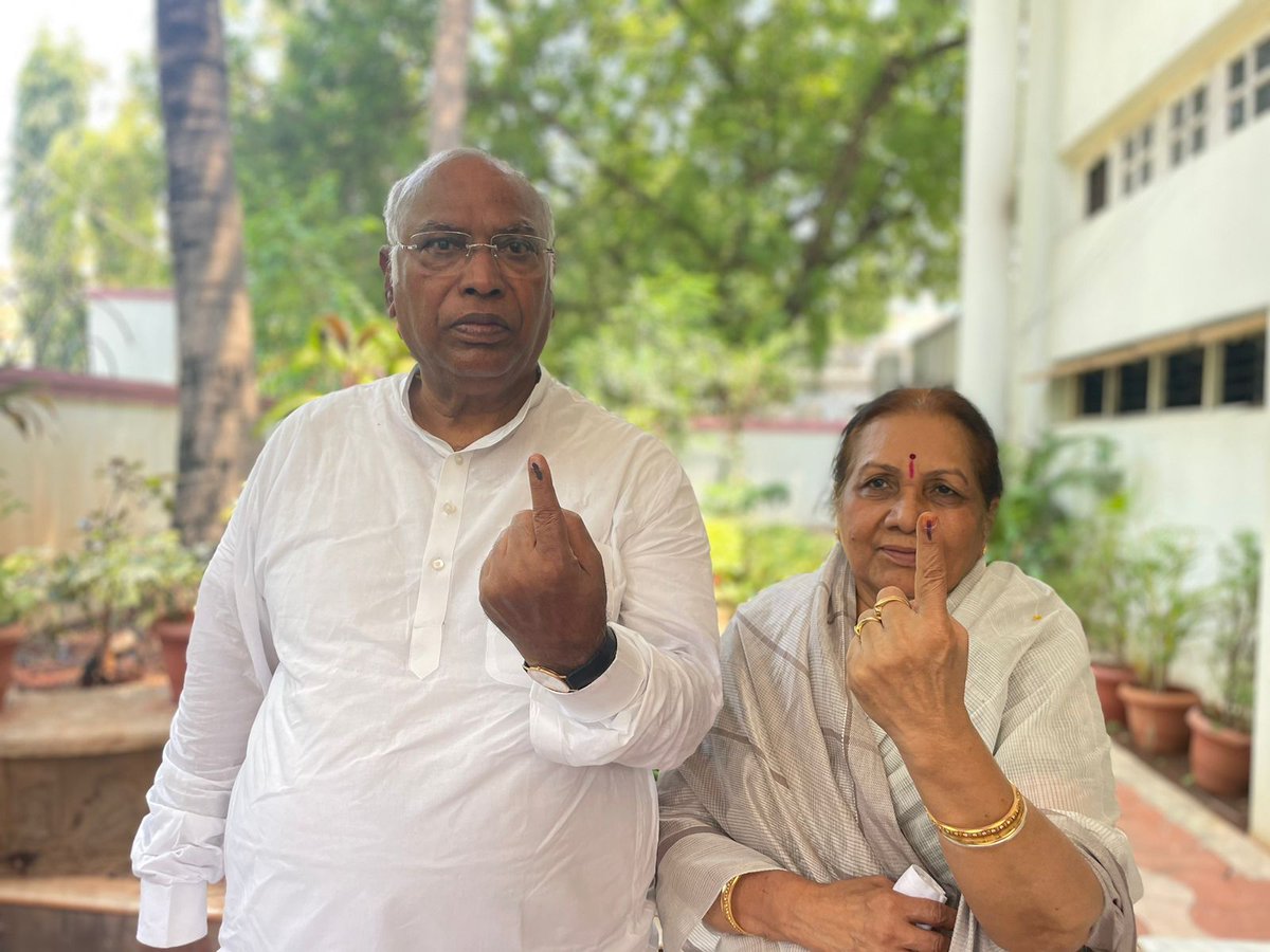 Every vote counts. 
Every vote shall usher change. 
Every vote will bring you closer to social justice and welfare.

We voted for the protection of Constitution and progress of Karnataka.