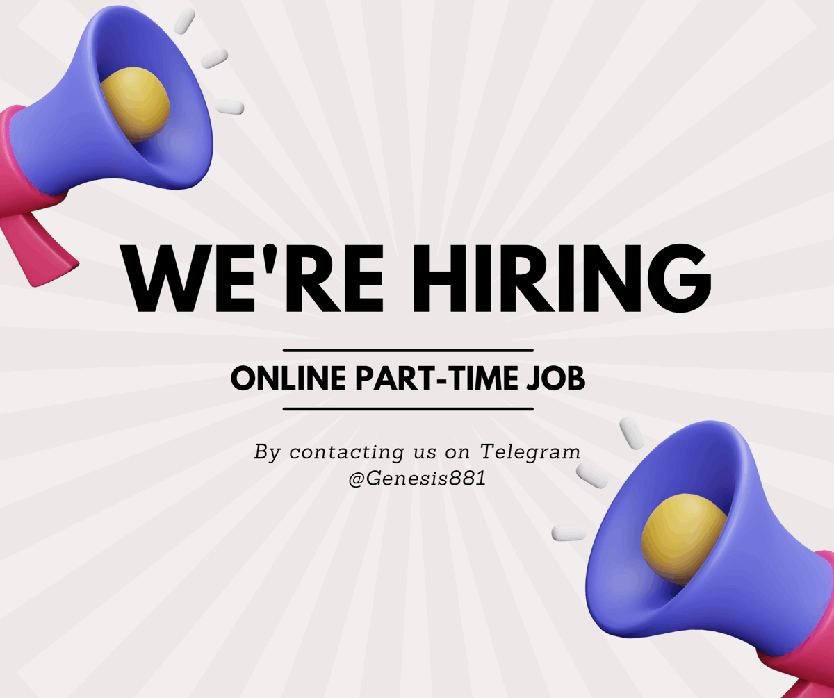 ShellyClar11157's tweet image. Most risk project there.
#SocialMediaTasksPaid Want to get paid for doing social media tasks? Join our platform and start earning money by completing easy social media tasks on your mobile phone! #paidtasks #onlinework t.me/Genesis881