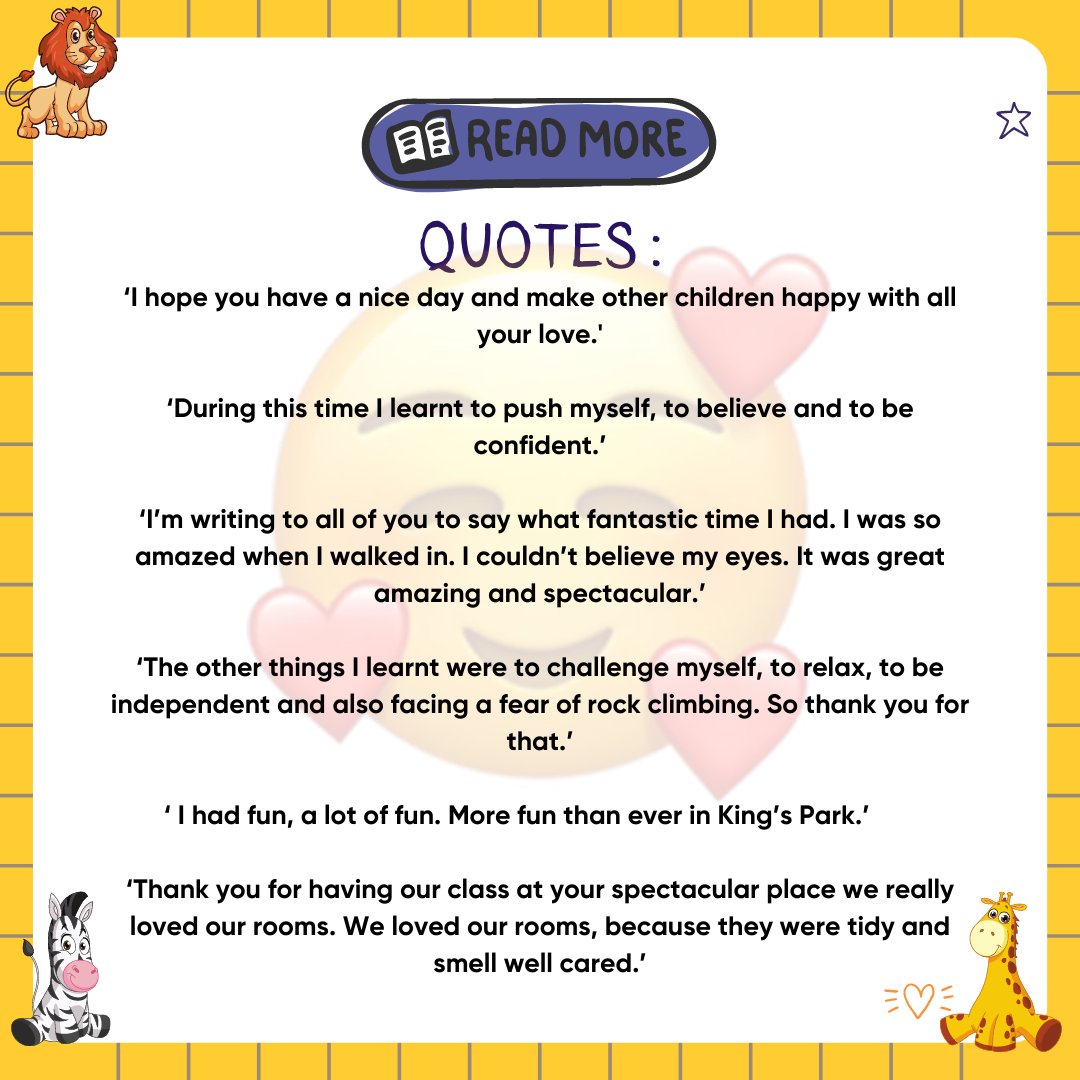 We're thrilled and grateful for all the letters from the pupils of All Saints CEVA Primary School in Northampton. Great to read about the adventures the children had with us and how it impacted them. Have a peek 😍 #InspireSportProgramme #SchoolsNorthampton #schoolresidentials
