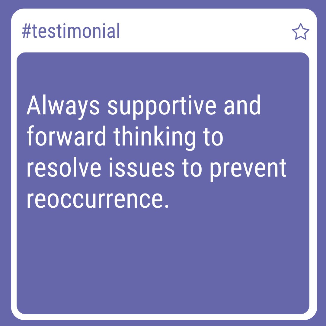 BlueTreeITComms's tweet image. #testimonial

#LOCAL
#HONEST 
#RELIABLE 
#ITSUPPORT 

If you haven&apos;t reviewed your IT &amp;amp; Telecoms services recently get in touch...

#cloud #office365 #servers #pcs #laptops #backup #data #telephony #broadband #telecoms