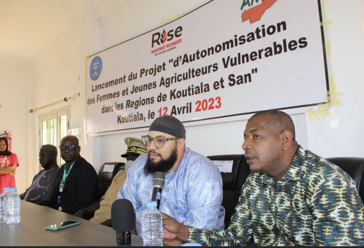 ONG_Amedd's tweet photo. La commune urbaine de #Koutiala a abrité la cérémonie de lancement de la 3e phase du projet "Autonomisation des femmes et des jeunes agriculteurs vulnérables dans les régions de #Koutiala et #San". Une cérémonie placée sous la présidence du préfet de Koutiala. 
#Impacts2023 https://t.co/gQmTHYiI6f