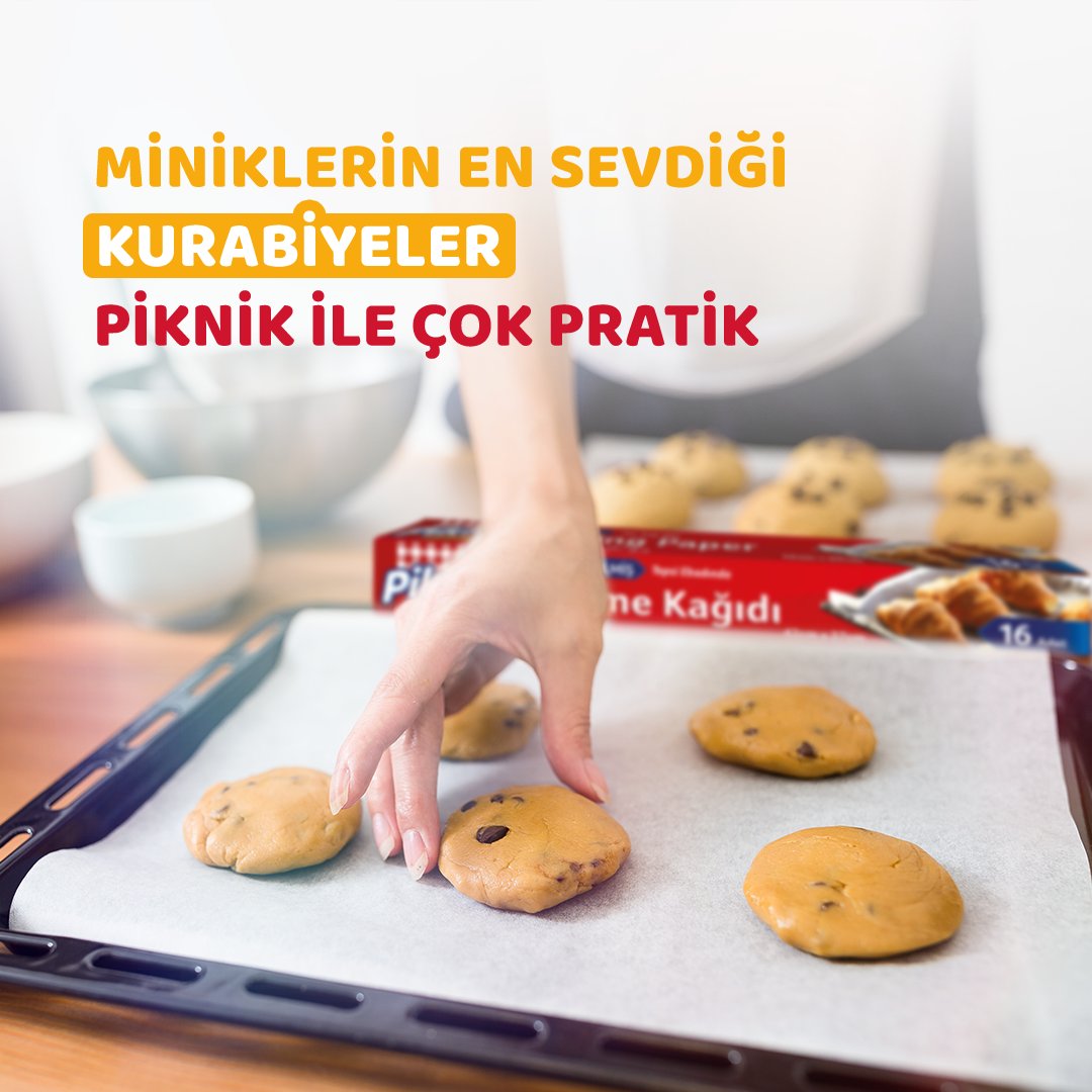 Miniklerin bayılacağı, birbirinden farklı şekilde kurabiyeleri pişirmek çok kolay.
Piknik Pişirme Kağıdı ile tepsinizi yağlamadan pratik bir şekilde pişirin.

#Piknik #PratikÇözümlerSunar #PişirmeKağıdı