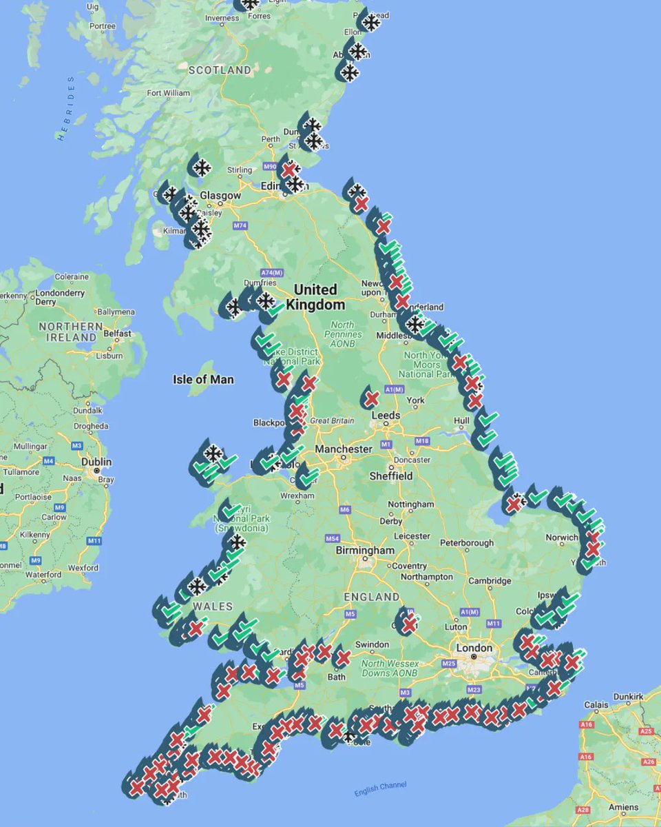sascampaigns's tweet image. Water companies are hard at work after the bank holiday weekend turning our coastlines into open sewers... We're so sick of this sh*t! 🤬💩

Join the paddle out protest on the 20th May: buff.ly/421rrgp 

#endsewagepollution #SASpaddleout #sewagescandal