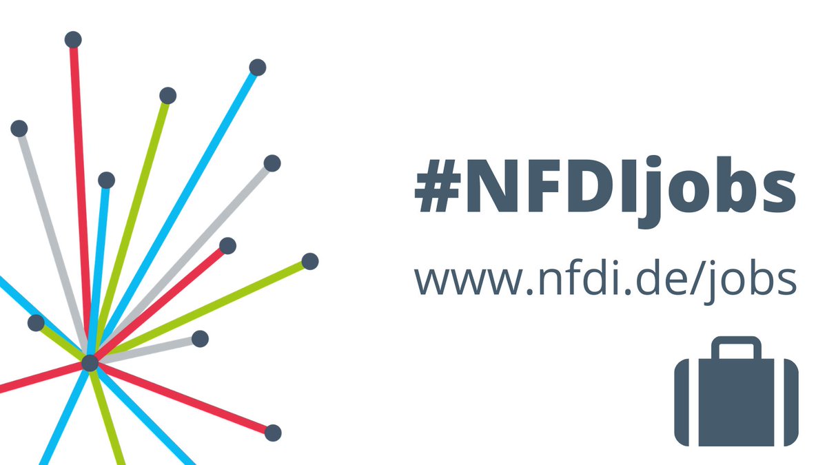 NFDI_de's tweet photo. Are you looking for a job with purpose? In our job newsletter we send #NFDIjobs every Friday.
➡️Register here: https://t.co/YaUqa2sFze
Shape the research data management of the future with us.
➡️Jobs: https://t.co/SaJUhRpieL
#sciencejobs #NFDI #RDM #FDM https://t.co/Nc73YxDAbA