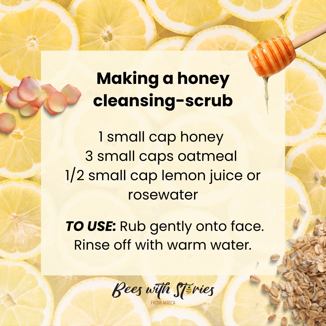 beeswithstories's tweet photo. Looking for a DIY to try? Check out this cleansing scrub recipe made from simple home ingredients to gently exfoliate your skin. 

❤️ Like if you want to try this recipe!

#DIY #Skincare #honey #homemade #recipe https://t.co/DxR46C9ChZ