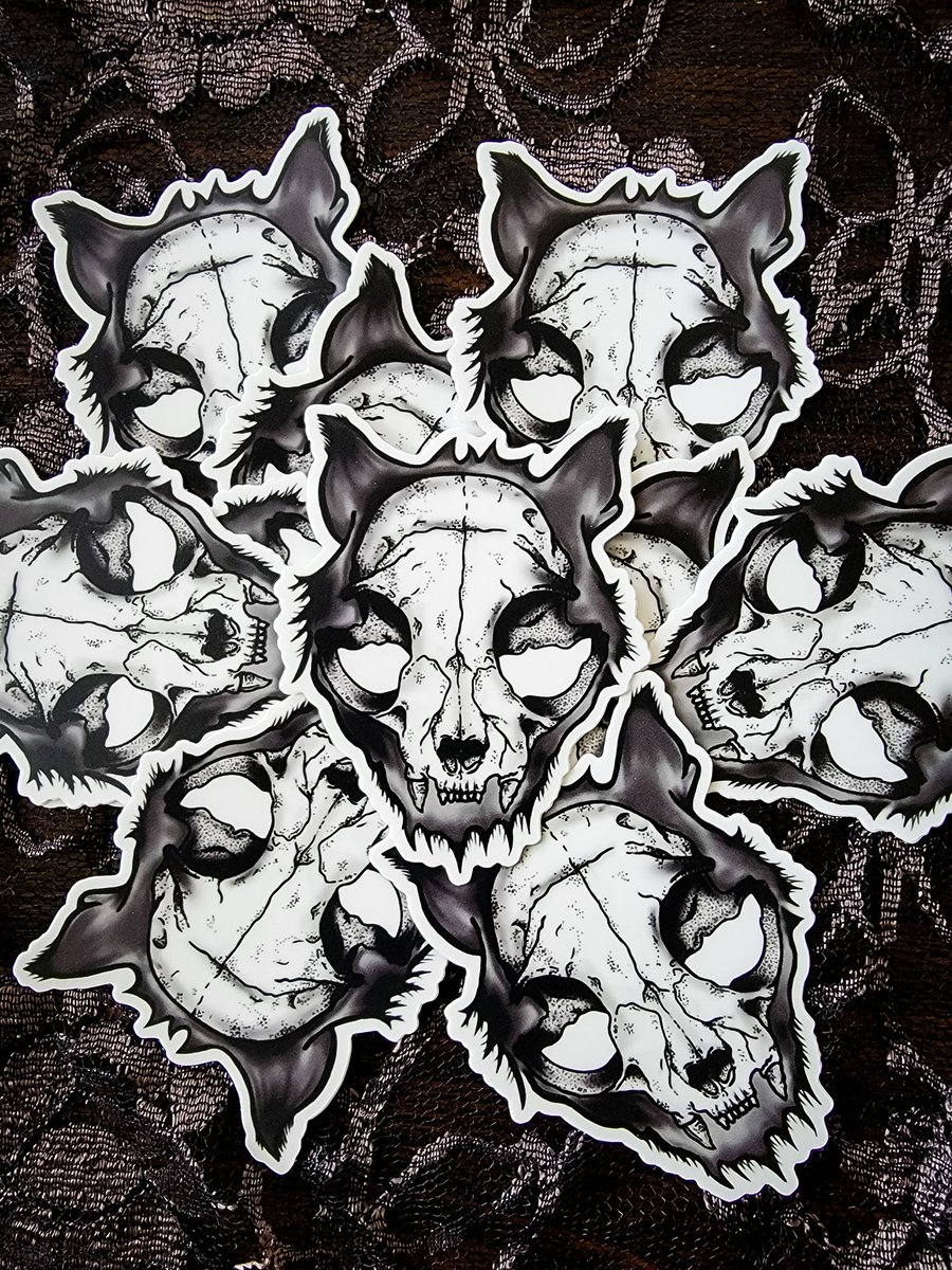 astrangeattraction.store
Cat skull sticker
#arehashtagsstillathinghere