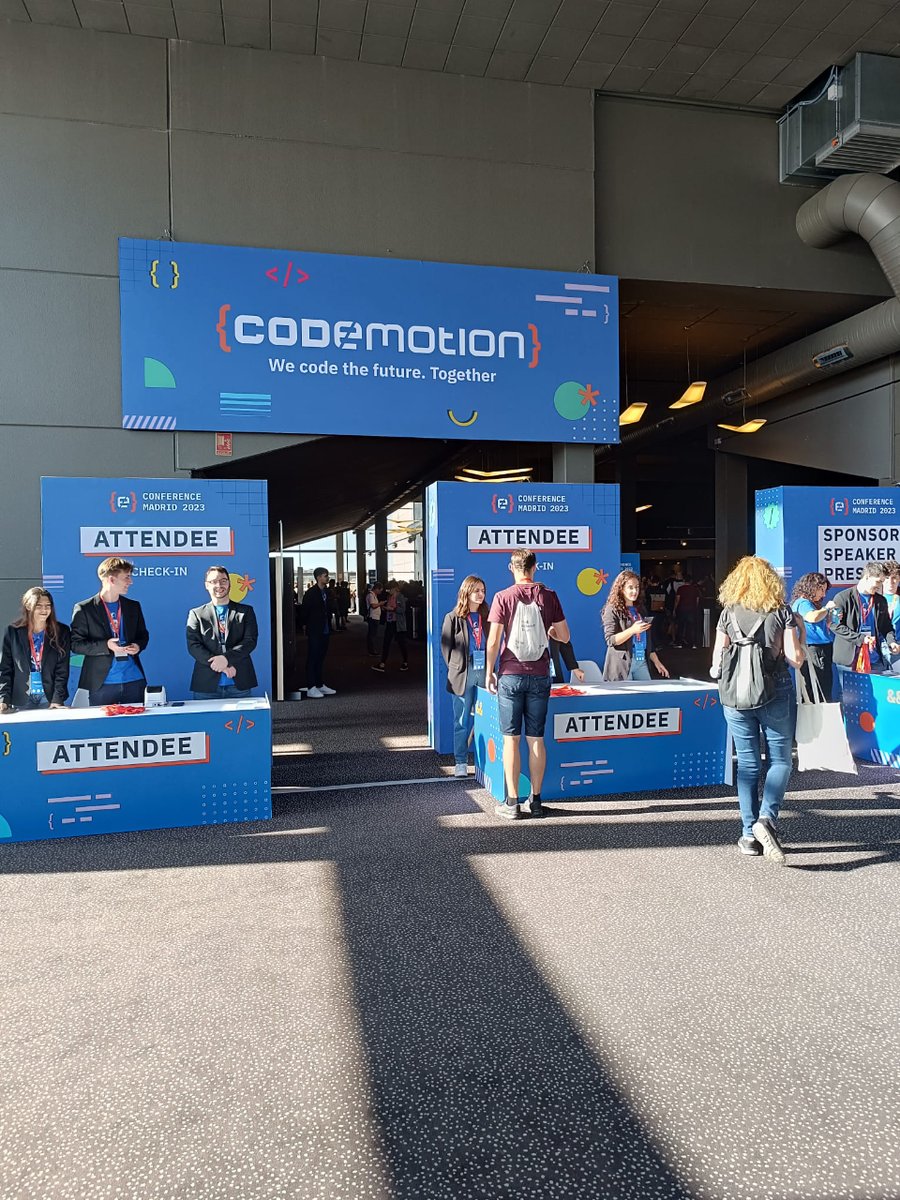 APIAddicts's tweet photo. Codemotion Conference Madrid: Day 2 🧡🤗🚀
Otro día más conociendo futuros #APIAddicts, aprendiendo y disfrutando en compañía de nuestros amigos de @NinjaTalent_! 💪
@CodemoMadrid #codemotion #codemotionmadrid23 #eventoit #conferencia #tech #tecnología #developers https://t.co/KEM6Who8WQ