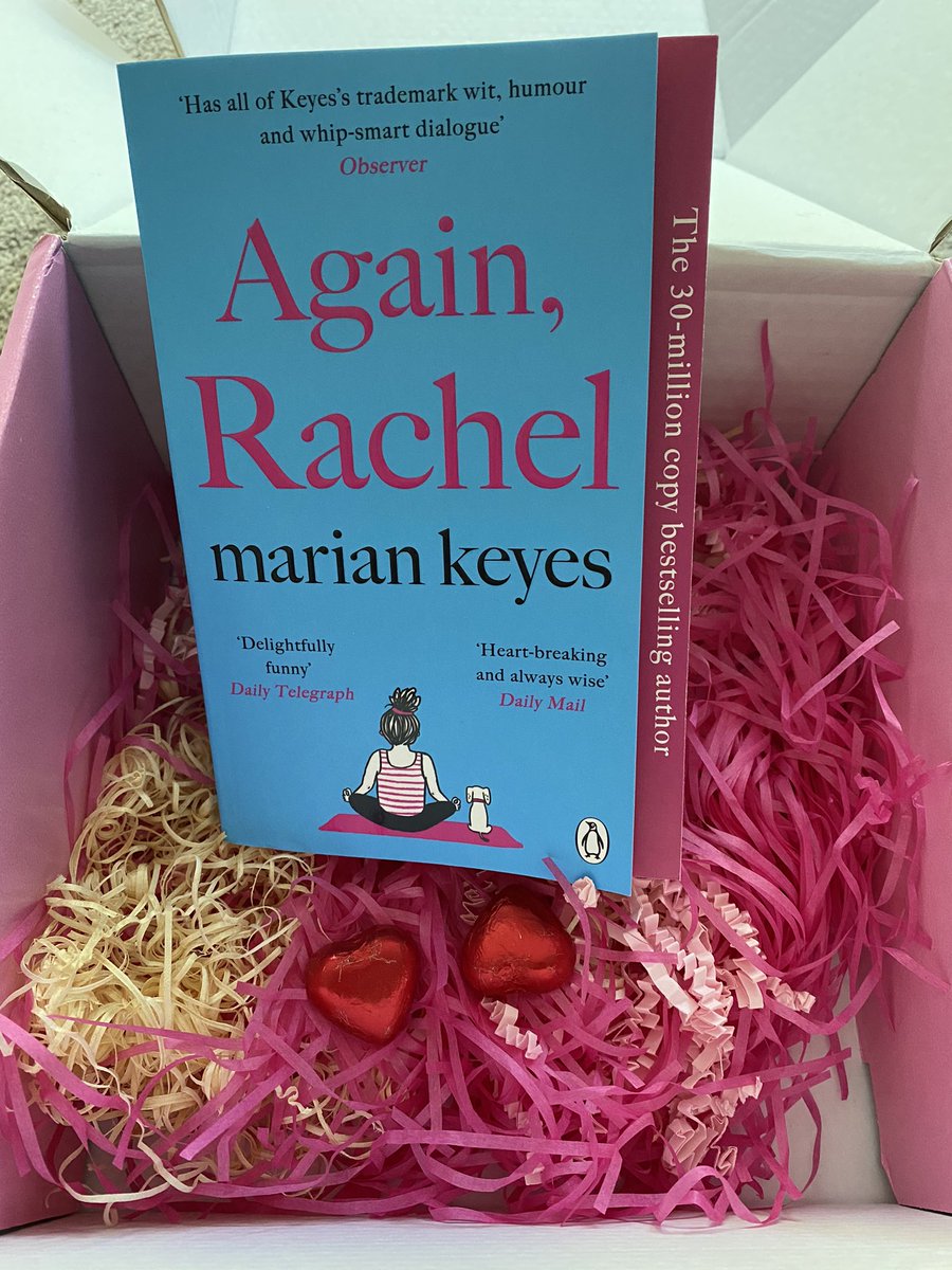 Huge thanks to @MichaelJBooks for the most wonderful surprise book post! 😍 #AgainRachel by the fabaliss @MarianKeyes 
#BookTwitter #booktwt #bookbloggers