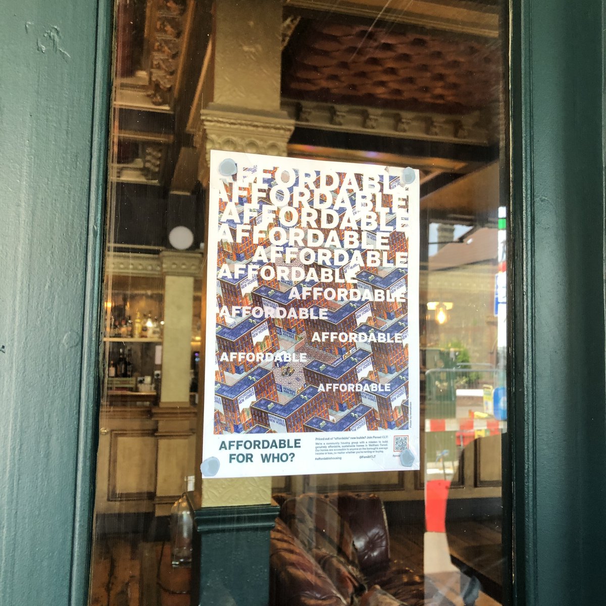 Look out for our new posters in the borough!👀

Thanks to fab local businesses <a href="/hare_houndsE10/">Hare & Hounds E10</a> and Launderama for the support 💚