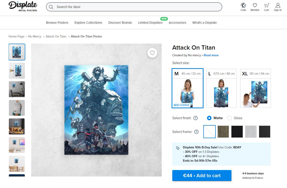 Tyron_Gearing's tweet photo. Cool, je suis sur @Displate... 

Le problème ? 

Ce n'est PAS MOI, puisqu'ils ne m'ont jamais répondu pour la création d'un compte...

💀💀💀 https://t.co/NDGdbaVDiR