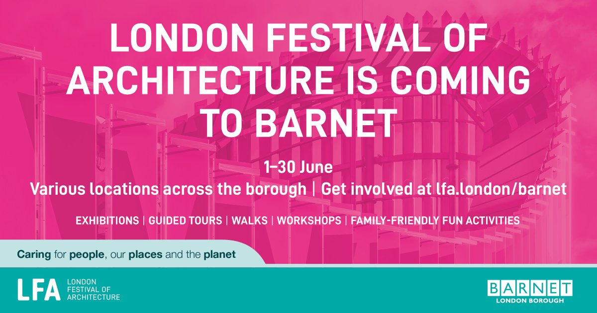 BarnetCouncil's tweet photo. We’ve partnered with @LFArchitecture to form an official #LFA2023 Destination – which means an entire programme of events celebrating architecture taking place in Barnet throughout June based around the theme of #InCommon.
 
Find out more 👉https://t.co/C4rkLGiiE2 https://t.co/vuDn2pQjKn
