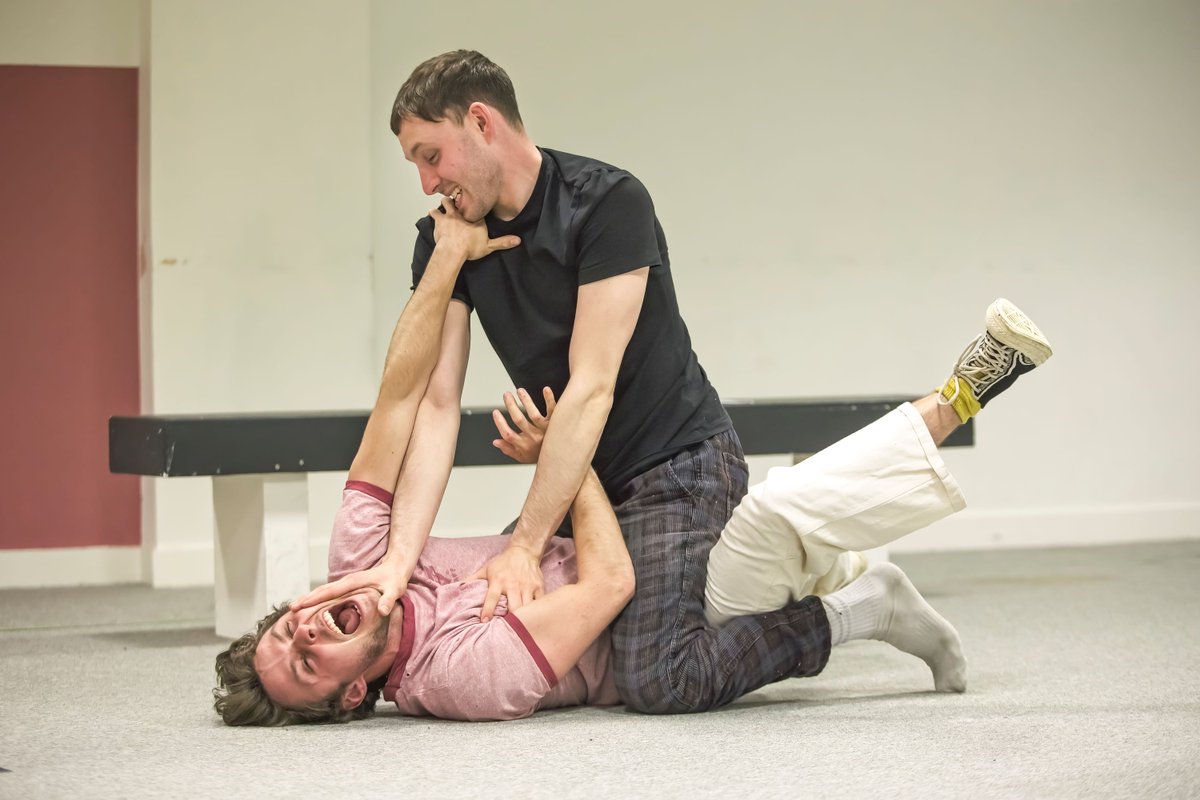 YvonneArnaud's tweet photo. Exhilarating rehearsal photo from Leaves of Glass, in our #MillStudio, Thu 15 - Sat 17 Jun.
@Lidless_Theatre & @ZoeWeldon1 with @ParkTheatre & @theatredeli present Philip Ridley’s gripping narrative of manipulation and power!
🎟️https://t.co/Knc5rPjqMQ
📸Credit: Craig Fuller https://t.co/u2fjtq8hHs