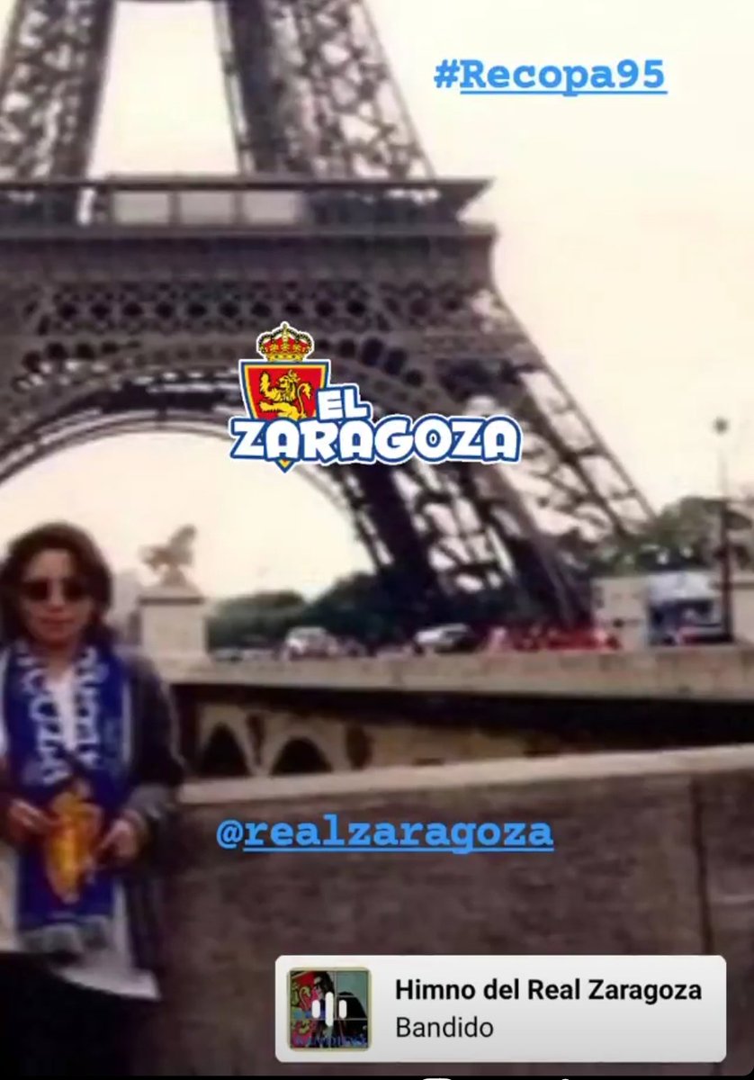 Soniatwin72's tweet photo. Hace 28 años estaba en París, viviendo un sueño @RealZaragoza #Recopa95 10 de mayo de 1995 https://t.co/5YPFxLJPiK