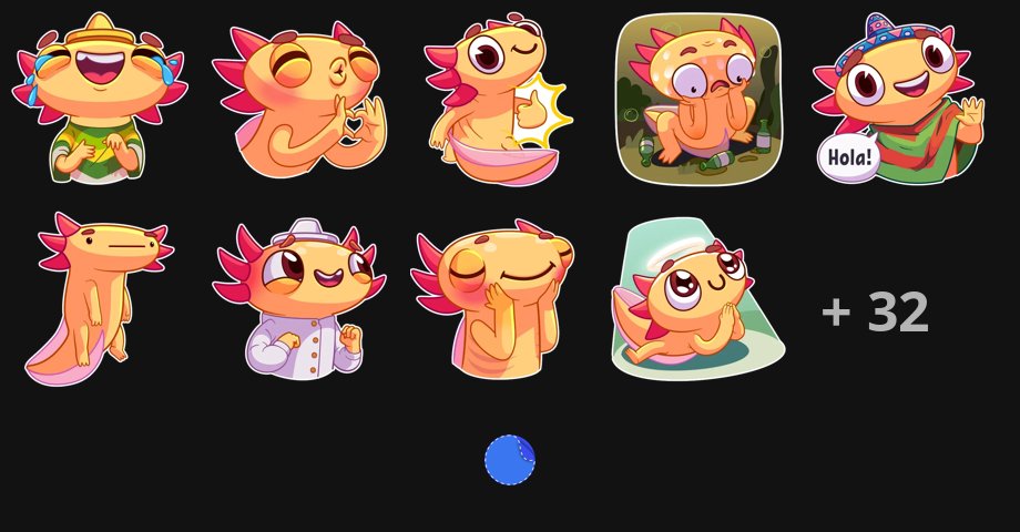 New stickers for Signal!

'Mexican Axolotl' by from Telegram

🖼 41 stickers
➡️ signalstickers.com/pack/a5b57b2f1…

#makeprivacystick