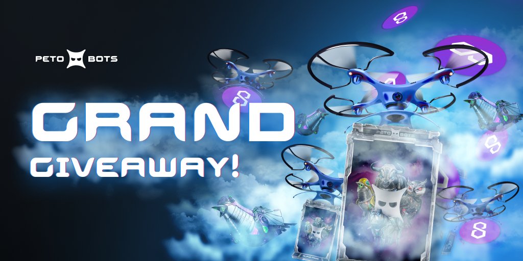 OUR BIGGEST GIVEAWAY YET! 🎁

To celebrate our OG Canabot NFT Pre-Sale, 
Petobots are giving out:
- 30 Alpha Passes
- 5 OG Canabot NFTs!
- over 100 WL spots
- 150 $MATIC

🎉To participate: 
1. Like &amp; RT 
2. Be active on Givelab: giv.gg/petobots
3. Tag 3 friends