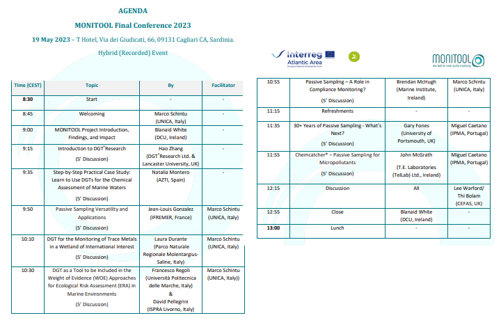 MonitoolProject's tweet photo. The agenda of the #MONITOOL project Final Conference (19 May, hybrid format)  is now closed with many interesting talks. You can consult it at:  https://t.co/XFsmp1Jb7o
To participate  you need to register before 15 of May at: https://t.co/sDwD2wEDIX https://t.co/WPXba10MJc