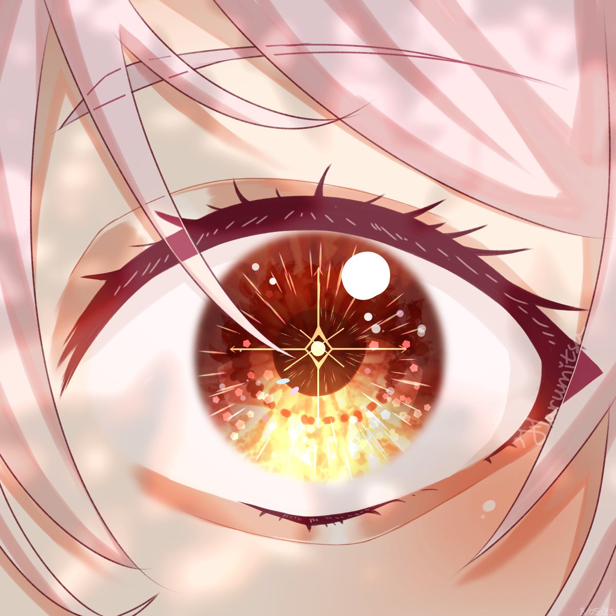 Haru_Mistu's tweet photo. [OC/ Ai ] 🌸
.
Eye ✨
.
#digitalart #oc #originalcharacter #ibispaint https://t.co/eNOTF4kiaD