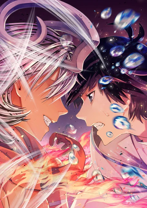 【7/15発売】 #水属性の魔法使い @.COMIC 第3巻  「なかなか楽しかったぞ、人間」 涼の前に最強の悪魔が立ちはだかる!  ついに原作でも最強クラスのあのキャラが登場です 今巻も原作:久宝忠先生書き下ろしSS収録!  予約はこちらから!  