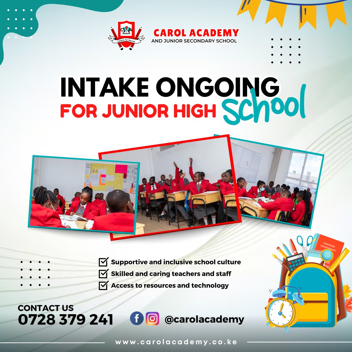 Give your child a head start with our Junior School - Apply now for a nurturing and stimulating environment that promotes academic excellence and character development. Enrol today!