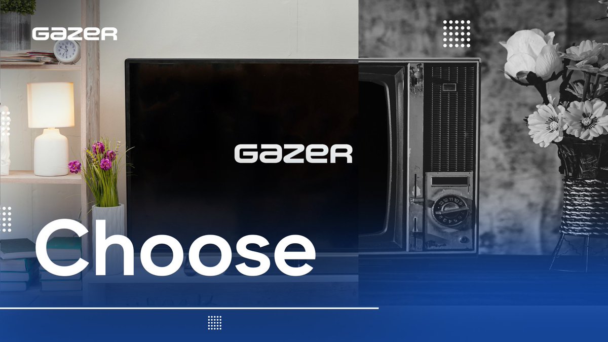 tv_gazer's tweet photo. Stuck with your old TV? It’s time for a change! Upgrade to #GazerMetasmartTV and enter the Metaverse for endless possibilities and breathtaking views. Don't settle for the same old stuff, experience something new today 🚀📺
#METASMART #multiverseScreen #GazerTV https://t.co/tCHsFtR9kK