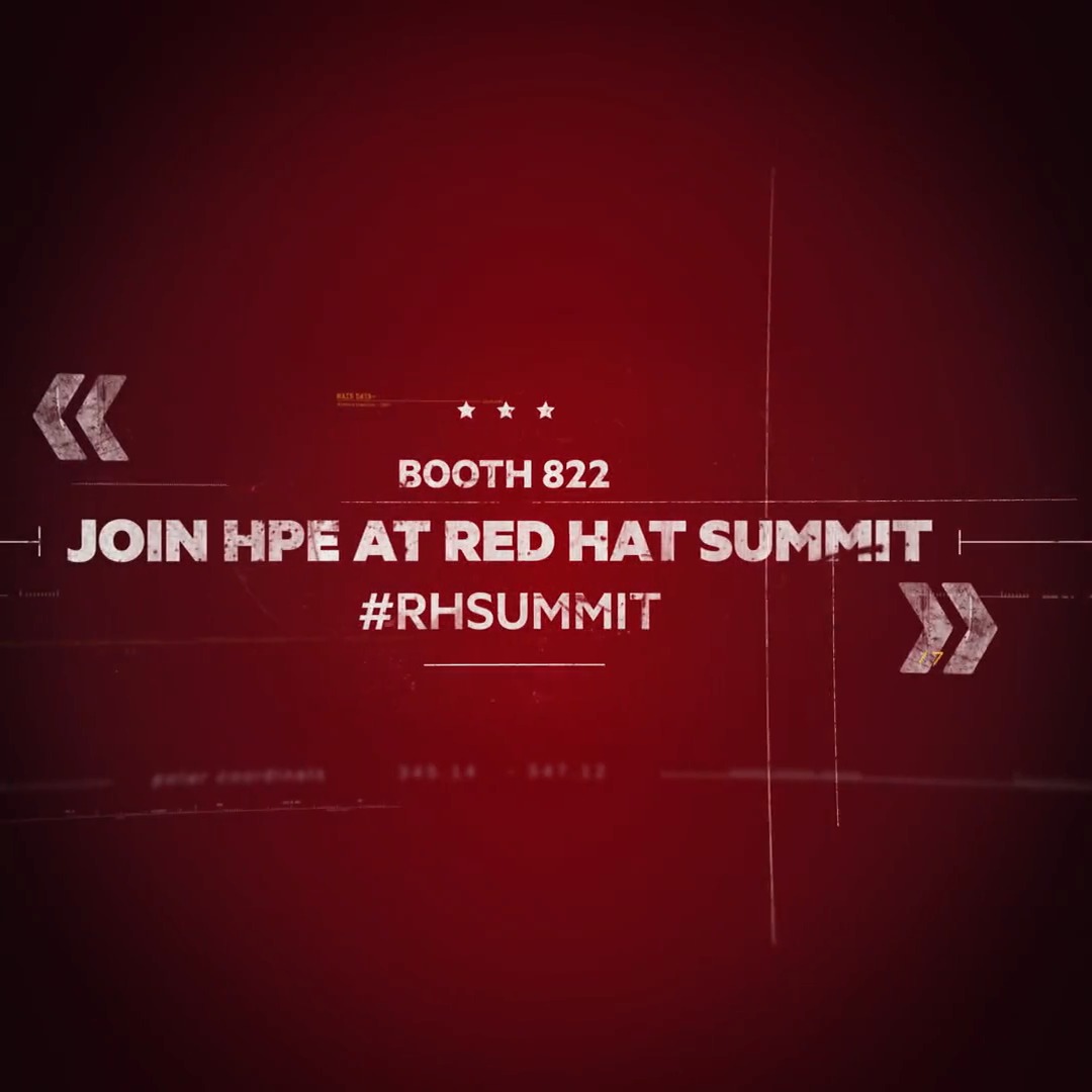 TechNative on Twitter "Join HPE at Red Hat Summit. Register https