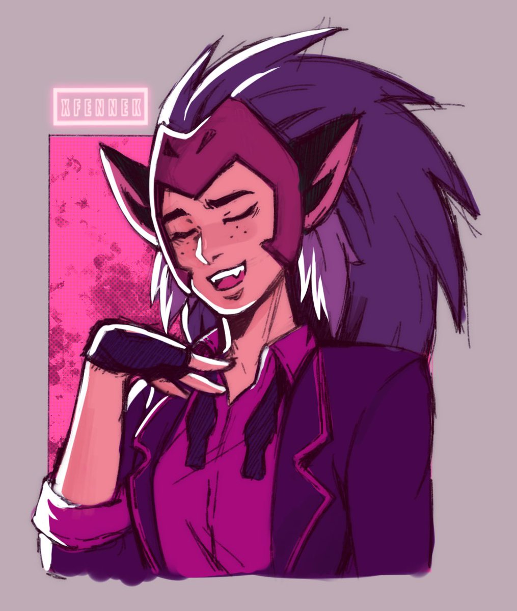 pretty kitty,,, 🐈 
.
.
#shera #sheraandtheprincessesofpower #sherafanart #spop #spopfanart #catra #catraapplesaucemeowmeow #catrafanart #catradora #adora #adorafanart #fanart #digital #digitalart #artist #procreate #sapphic #sketch #doodle #netflix