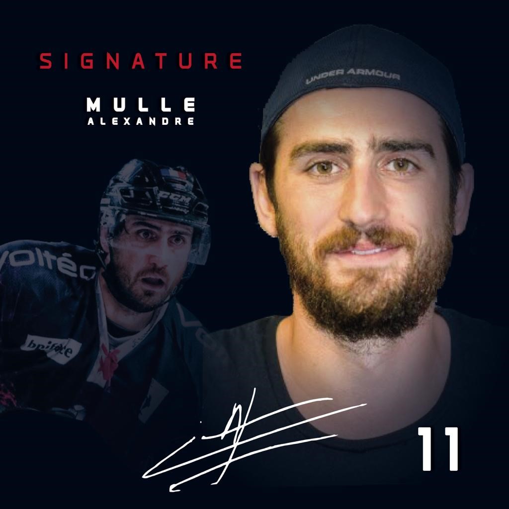 𝗦𝗜𝗚𝗡𝗔𝗧𝗨𝗥𝗘 : 𝗔𝗹𝗲𝘅𝗮𝗻𝗱𝗿𝗲 𝗠𝘂𝗹𝗹𝗲 𝘀'𝗶𝗻𝘀𝘁𝗮𝗹𝗹𝗲 𝗮̀ 𝗖𝗮𝗲𝗻 !

🟥🟦 Après 15 ans de <a href="/LigueMagnus/">Synerglace Ligue Magnus</a>, 5 ans passés chez les <a href="/BoxersBordeaux/">Boxers de Bordeaux</a>, le centre 🇫🇷 Alexandre Mulle vient renforcer l'attaque des Drakkars de Caen !
Bienvenue Alex !