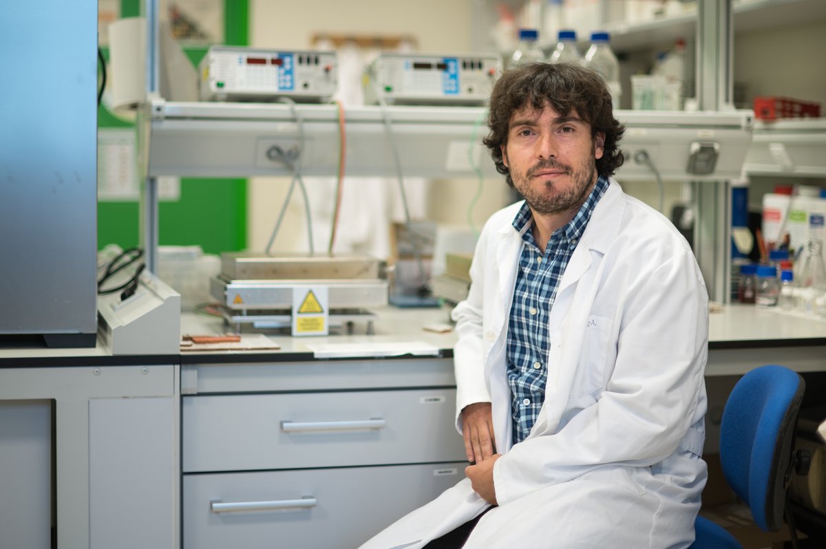El investigador Gabriel S. Lozano <a href="/lozanobarbero/">Gabriel Lozano</a>, de <a href="/ICMSevilla/">ICMS</a>, es uno de los beneficiarios de las #BecasLeonardo en Física de 2023, con la que estudiará nanomateriales que emiten luz bbva.info/42lQZFn