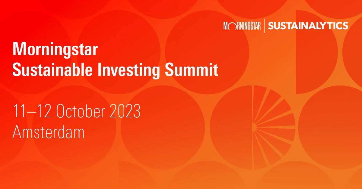 📢 Attention!
Registration is now open for the pan-European Morningstar Sustainable Investing Summit (#MSIS) in #Amsterdam this autumn. Don’t miss out on this unique opportunity to connect in-person!
👉Register today spr.ly/6016Obdl4  
#MSIS2023 #SustainableInvesting #ESG