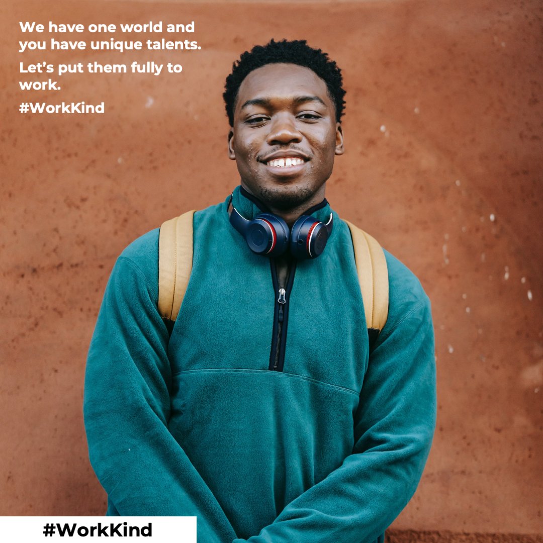We have one world and you have unique talents. Let's put them fully to work. #Unique #You #WorkKind 👉  Join the movement @ weworkkind dotcom