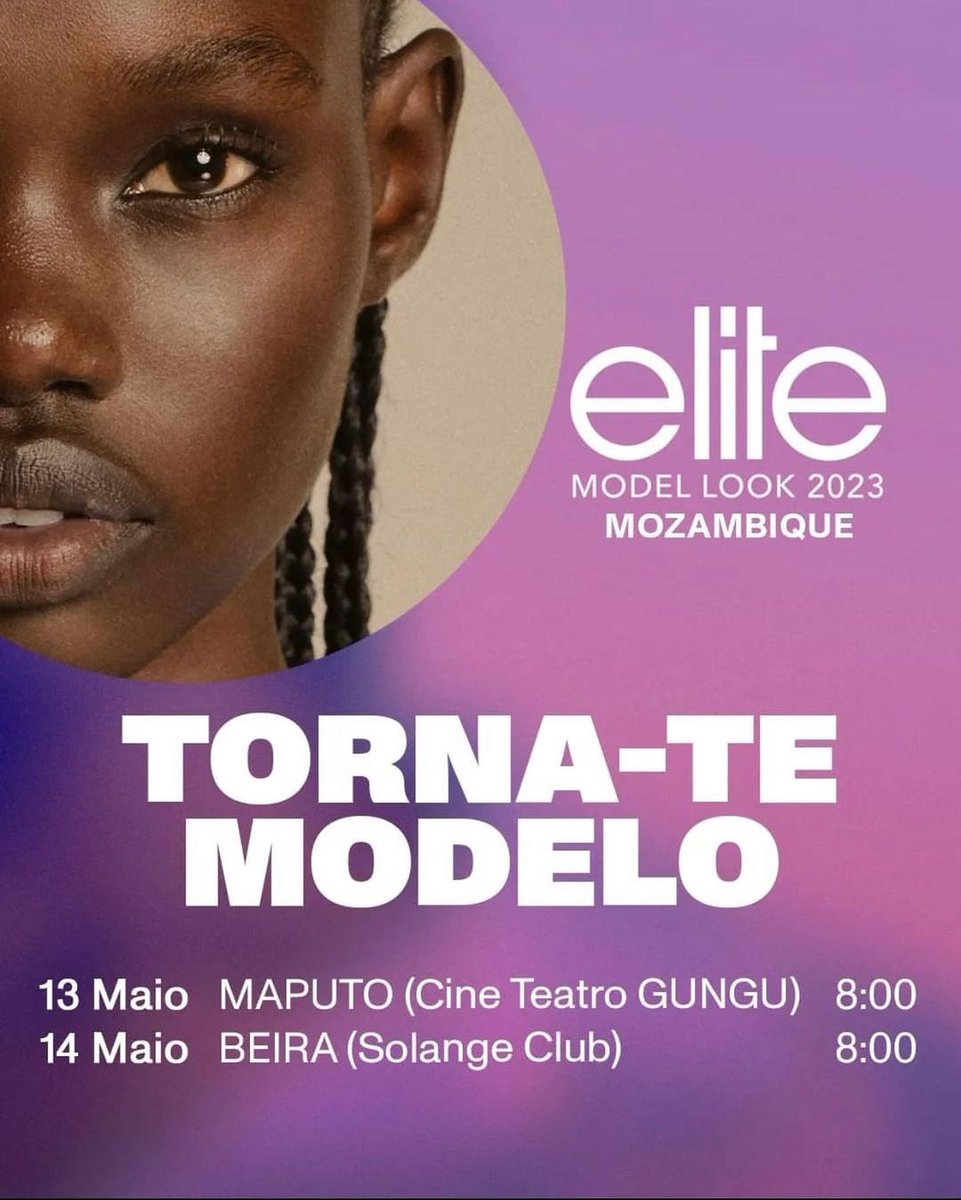 📣 Elite Model Look castings kick off in Mozambique on 13th May! 🐚 ⁠ 13th May - Maputo - Cine Teatro Gungu 14th May - Beira - Solange Club ⁠ Please go EliteModelLook.com/Apply to register! ✅⁠ #elitemodellook2023 #elitemodellookmozambique #emlmozambique #scoutme #modelsearch